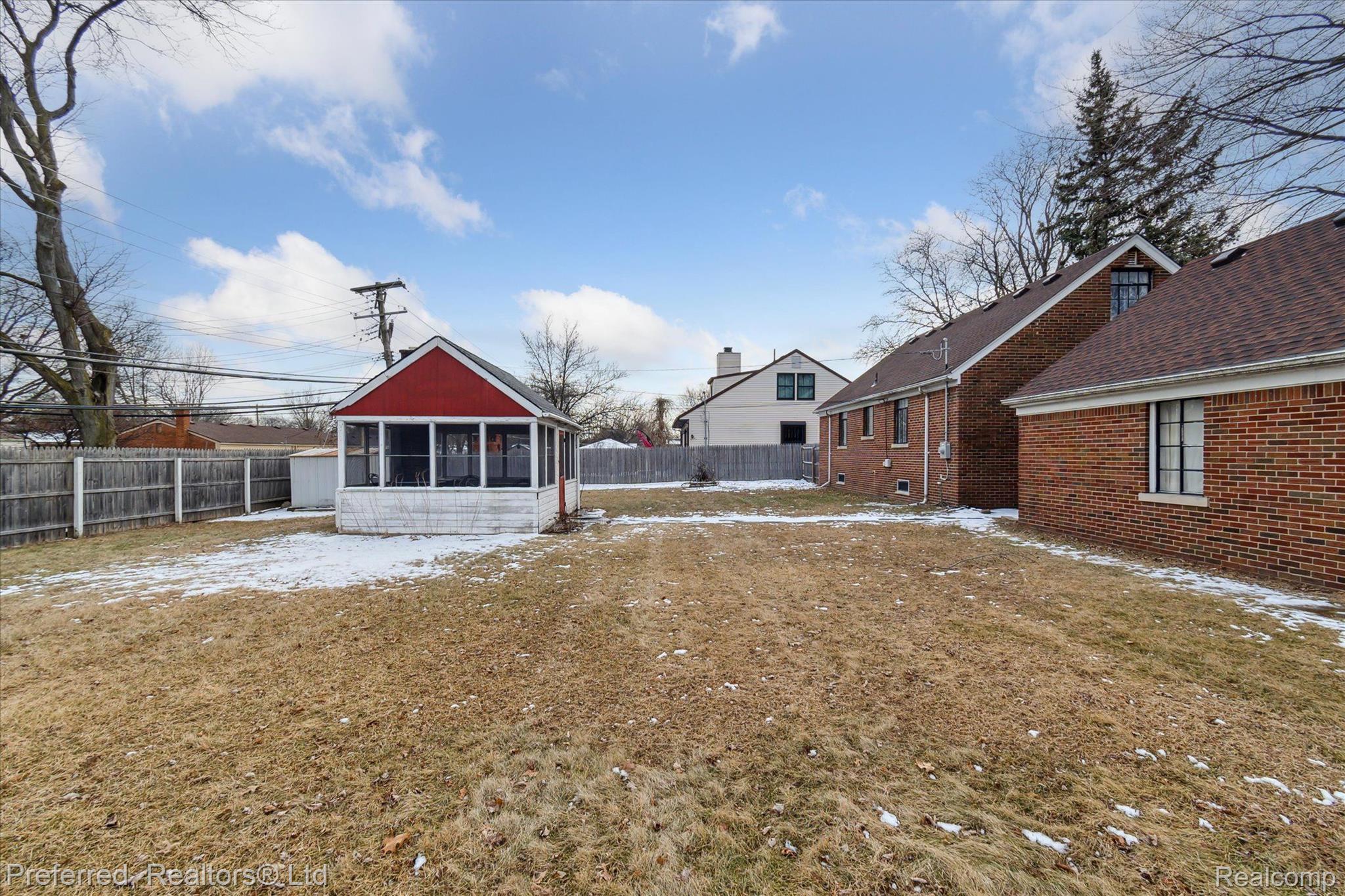 14404 Farmington Road Livonia, MI 48154 - Photo 40 of 47 Back Yard with Cabana