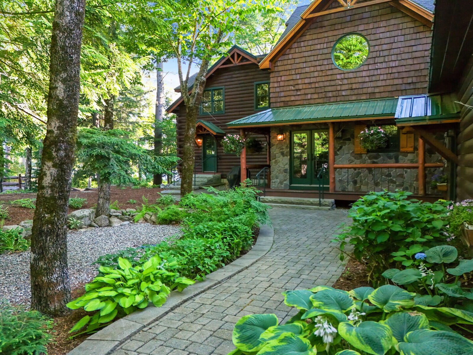 159 Peninsula Drive Rome, ME 04963 - Photo 4 of 138 Pathway to driveway entrances