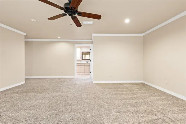 a view of an empty room