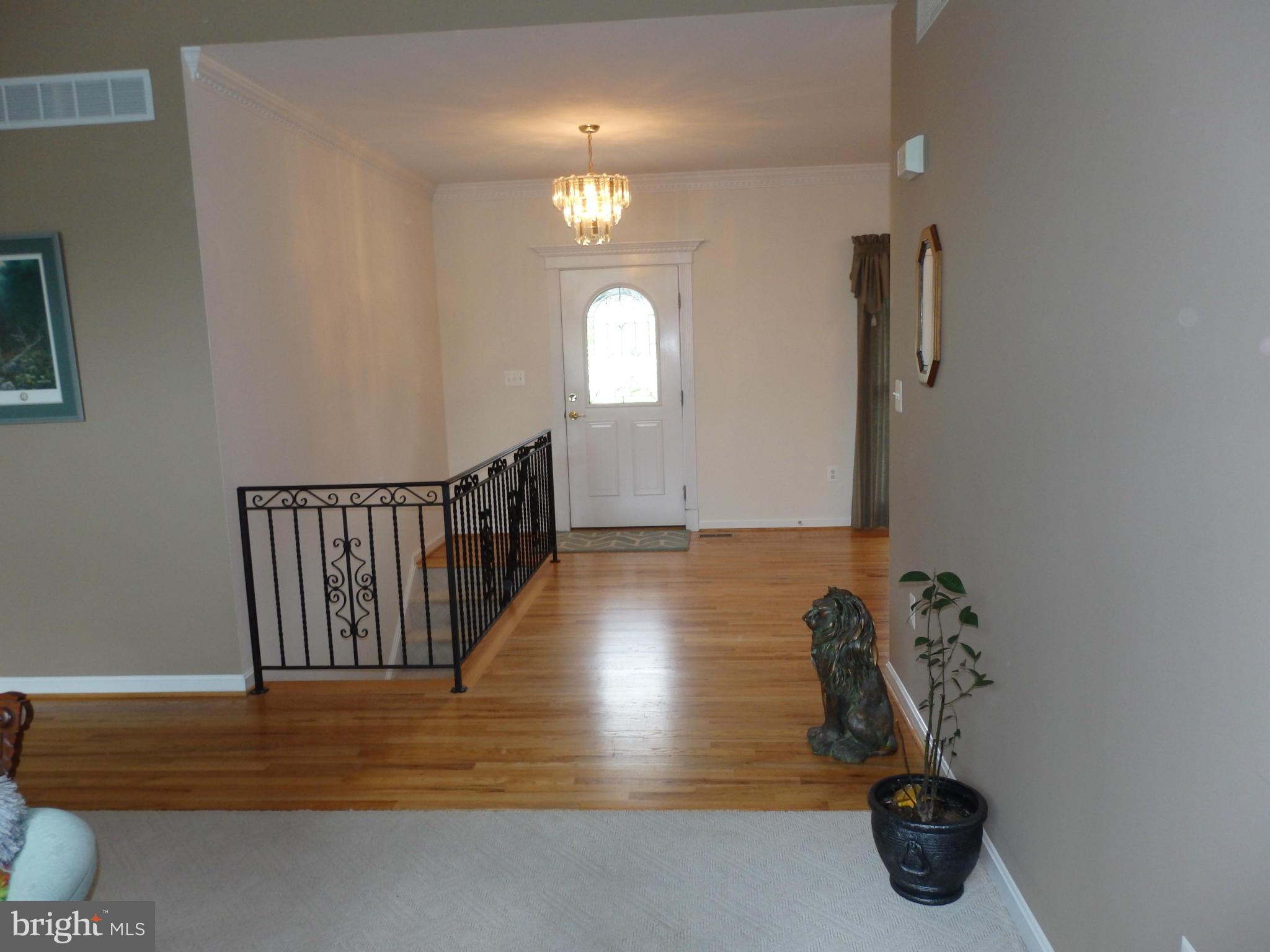 10013 Kelly Road Frederick, MD 21701 - Photo 9 of 23 View to entry door w/leaded glass