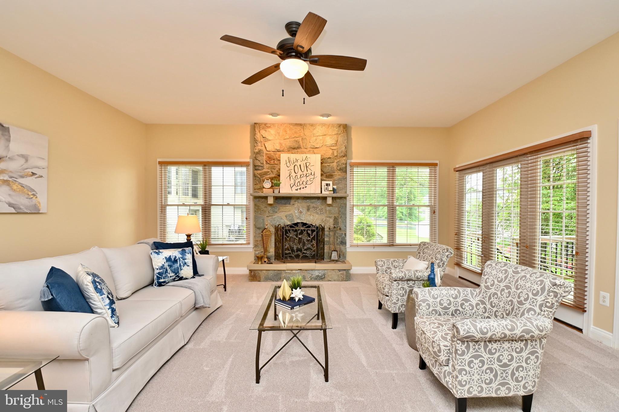 6202 Garden Road Springfield, VA 22152 - Photo 18 of 91 Beautiful Stone Fireplace