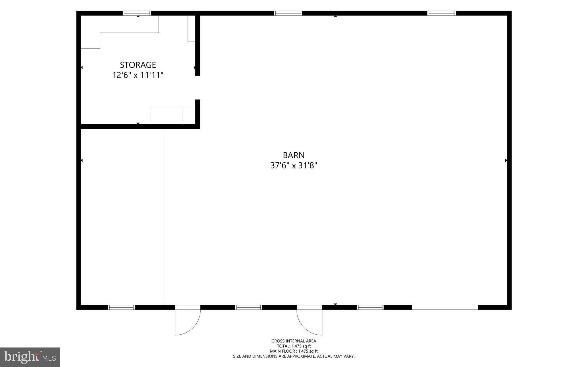 10110 Old Liberty Road Frederick, MD 21701 - Photo 27 of 65 Hay Barn and Storage with Office