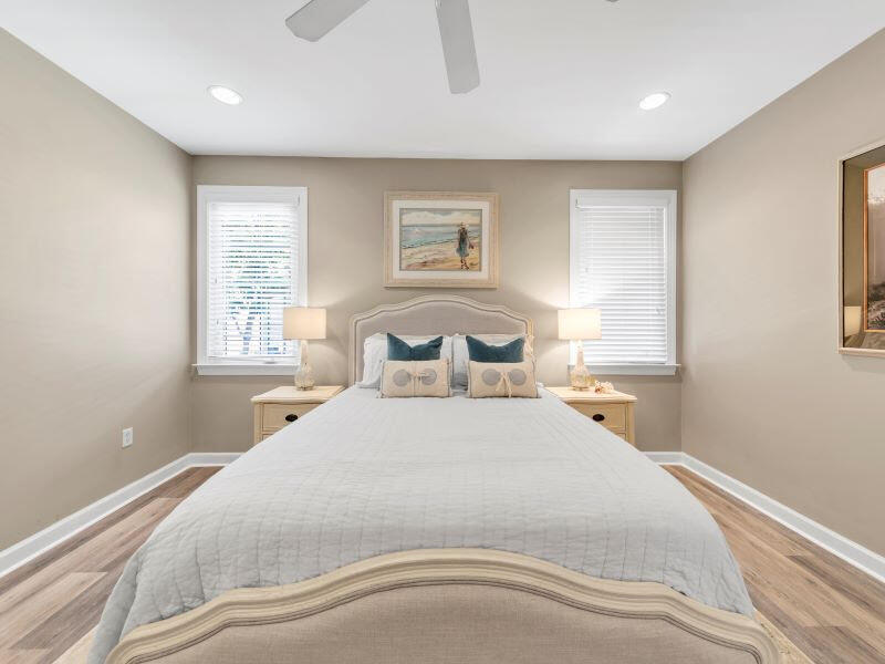 232 South Zander Way Santa Rosa Beach, FL 32459 - Photo 10 of 26 a bedroom with a bed and a window