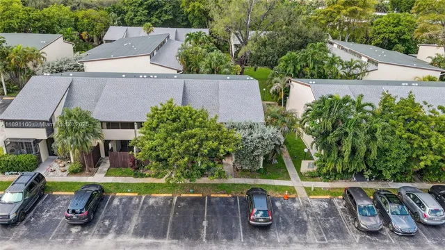 a view of a swimming pool with an outdoor space