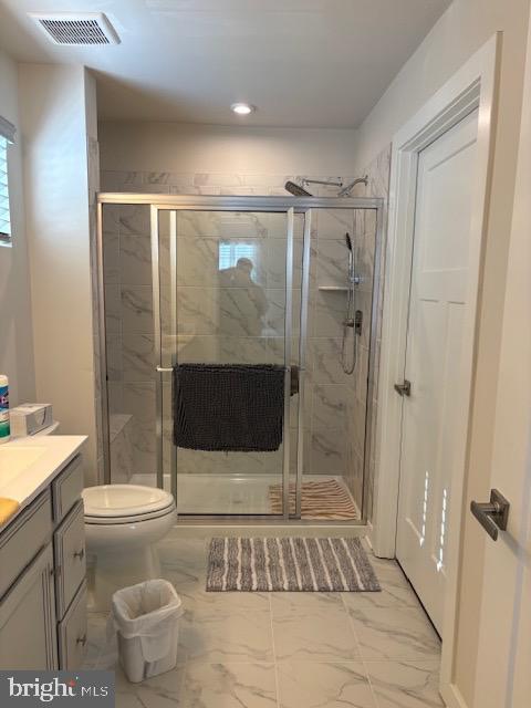 17 Senators Way Berlin, NJ 08009 - Photo 22 of 37 a bathroom with a shower and a toilet