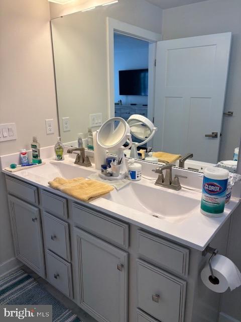 17 Senators Way Berlin, NJ 08009 - Photo 24 of 37 a bathroom with a sink double vanity and a mirror