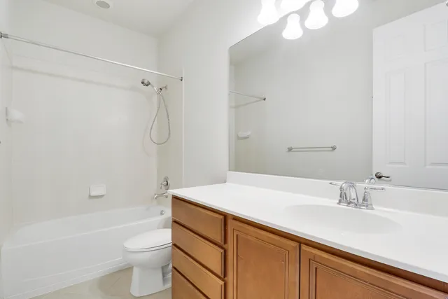 a sink with a mirror