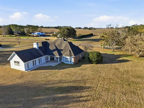 a view of a city and an ocean view