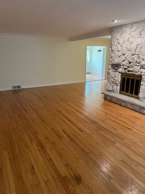 7740 South County Line Road Burr Ridge, IL 60527 - Photo 9 of 13 wooden floor in an empty room