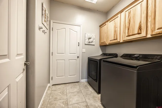 a view of a storage and utility room