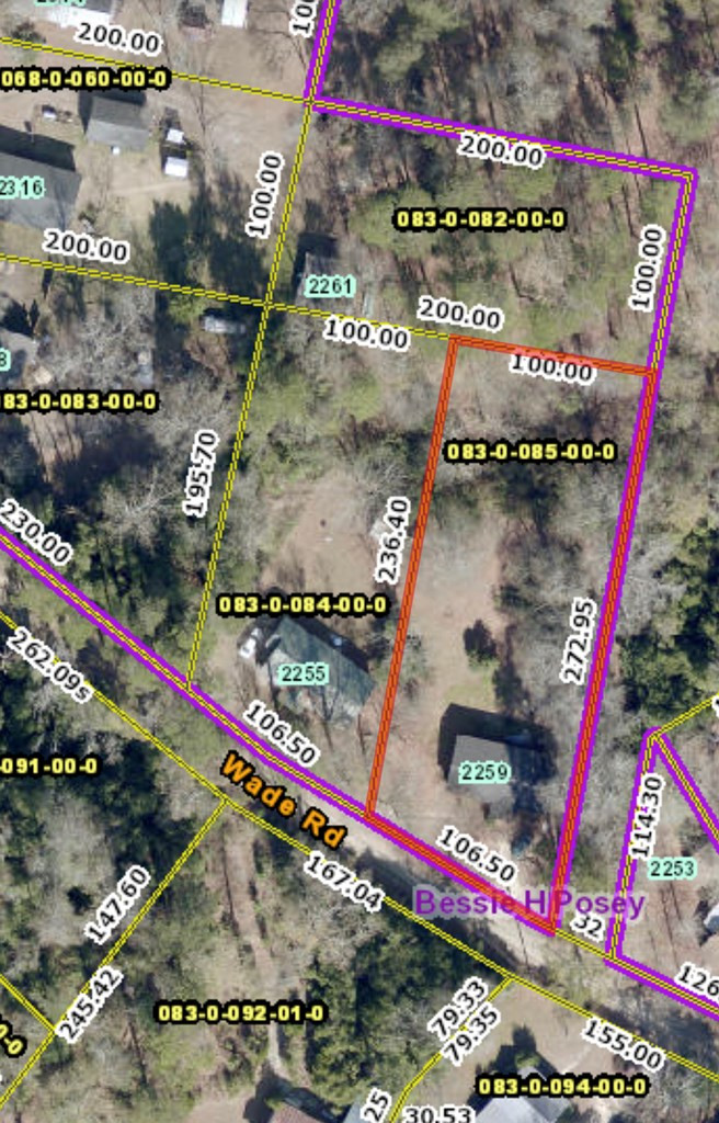 2259 Wade Road Augusta, GA 30909 - Photo 3 of 4 .58 ac. 2259 and 2255 being sold.