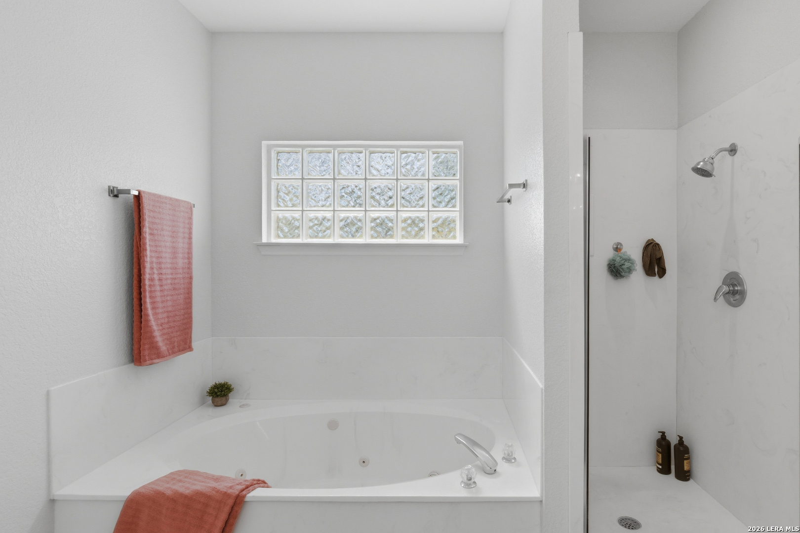 105 Old Campbell Road Seguin, TX 78155 - Photo 23 of 49 a bathroom with a bathtub and a shower