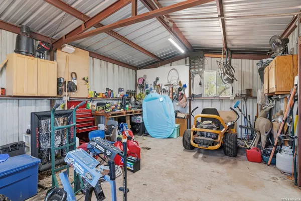 a view of a storage room with lots of stuff