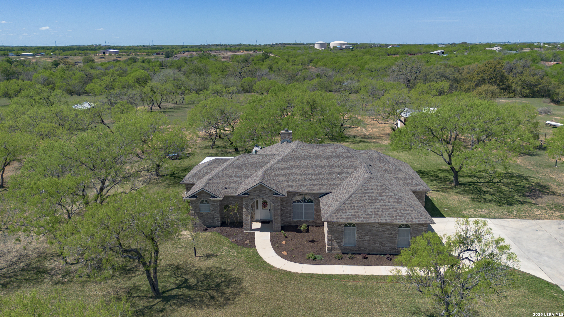 105 Old Campbell Road Seguin, TX 78155 - Photo 48 of 49 an aerial view of a house