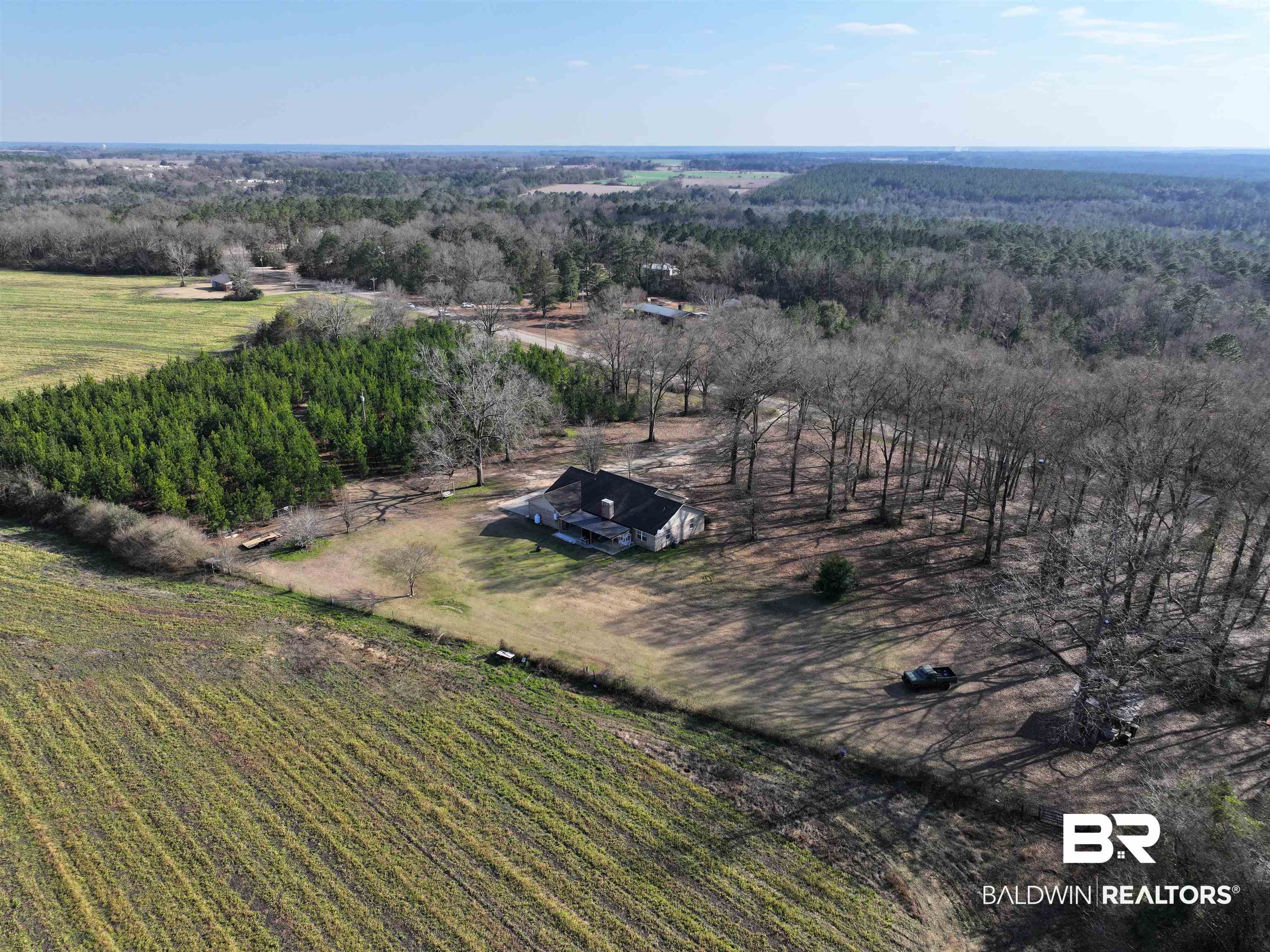 5646 Foshee Road Brewton, AL 36426 - Photo 35 of 37 View of rural area featuring a heavily wooded area