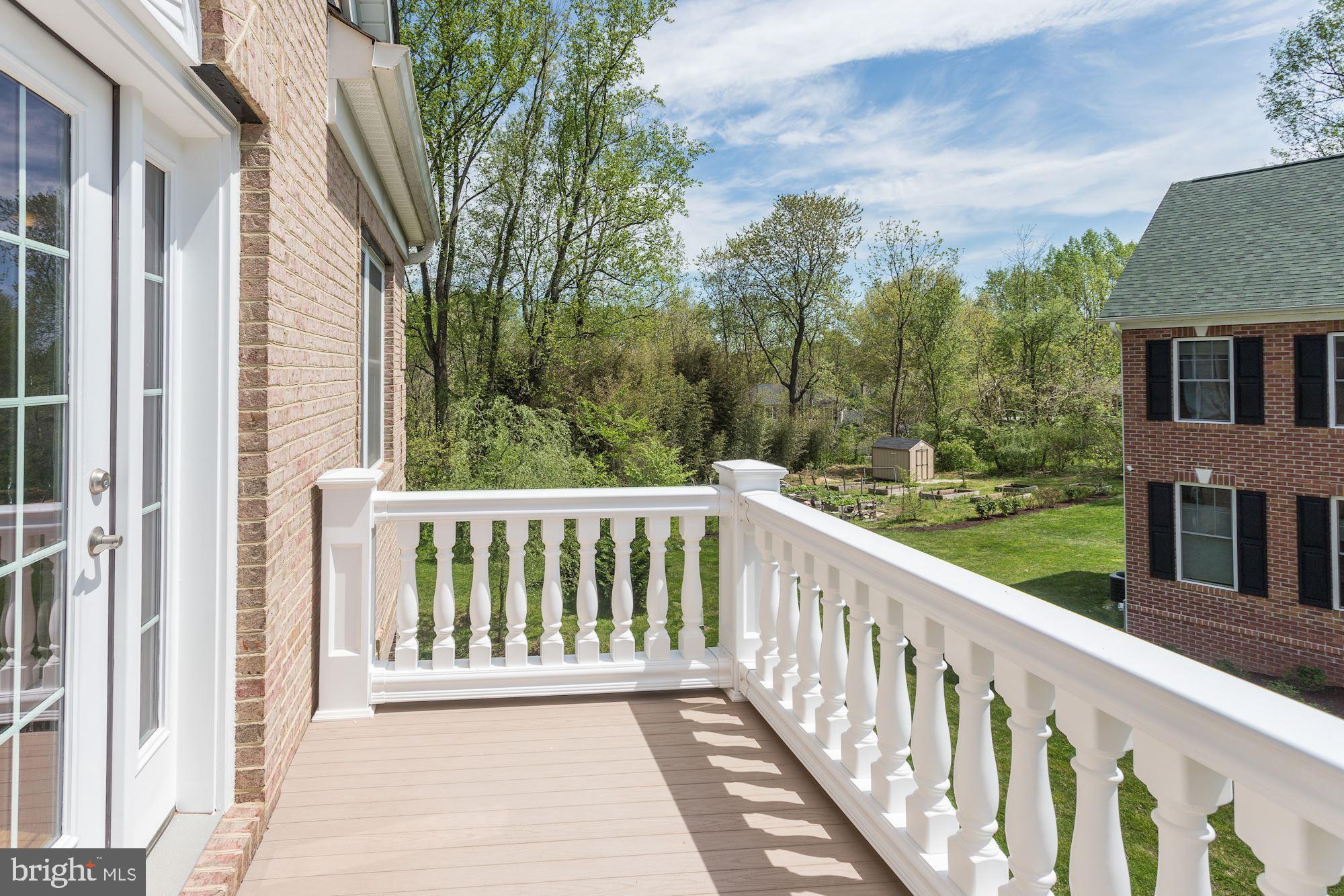 5839 Trotter Road Columbia, MD 21044 - Photo 41 of 56 Private Balcony