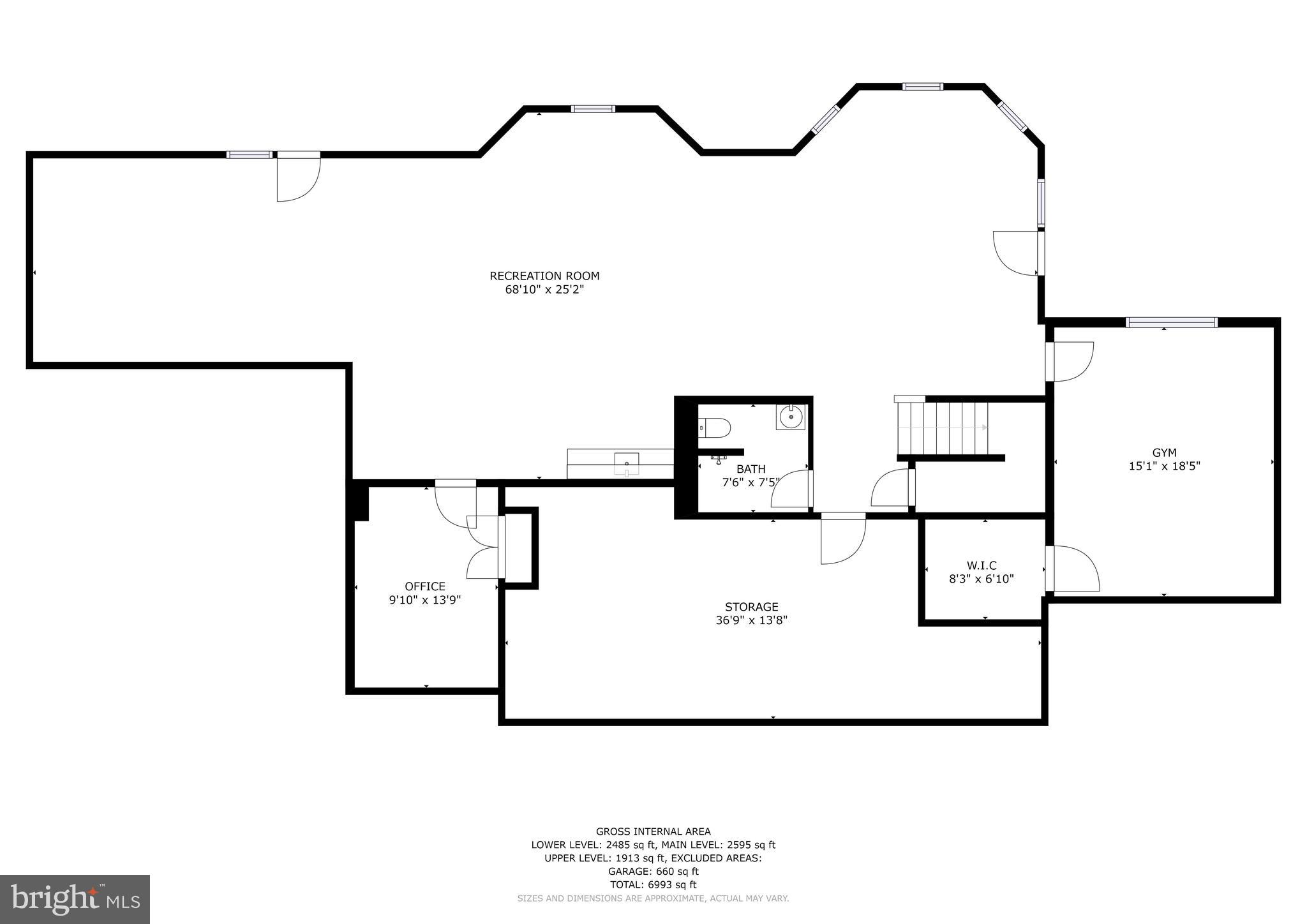 5839 Trotter Road Columbia, MD 21044 - Photo 53 of 56 Lower Level Floor Plan