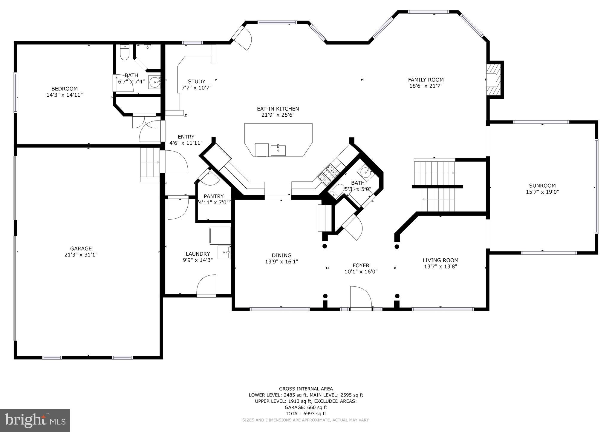 5839 Trotter Road Columbia, MD 21044 - Photo 54 of 56 Main Level Floor Plan