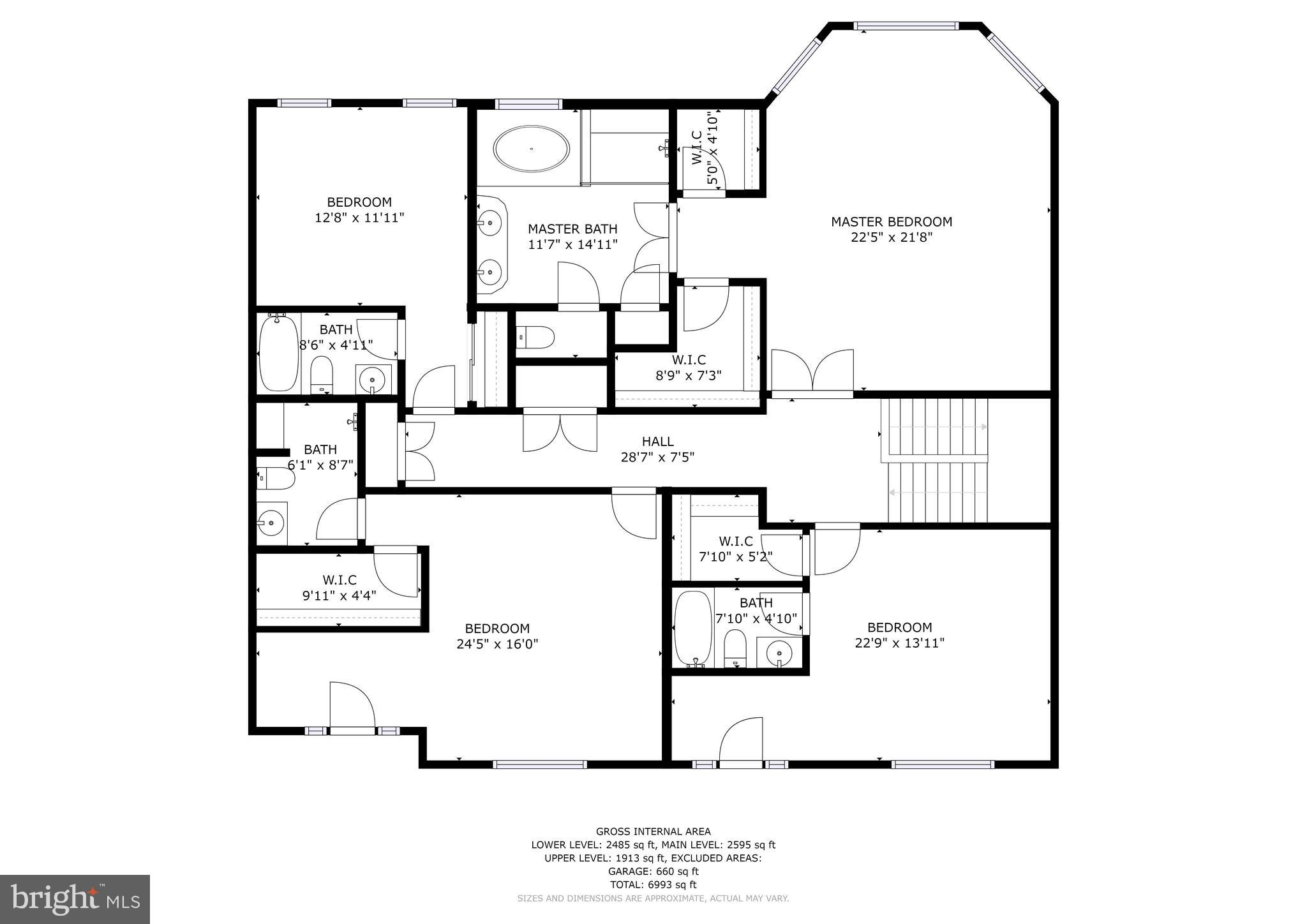 5839 Trotter Road Columbia, MD 21044 - Photo 55 of 56 Upper Level Floor Plan