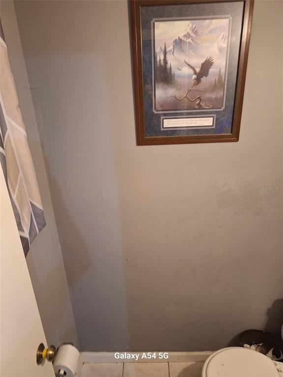 3762 Southwest 150th Loop Ocala, FL 34473 - Photo 12 of 25 a bathroom with a toilet and a picture on the wall