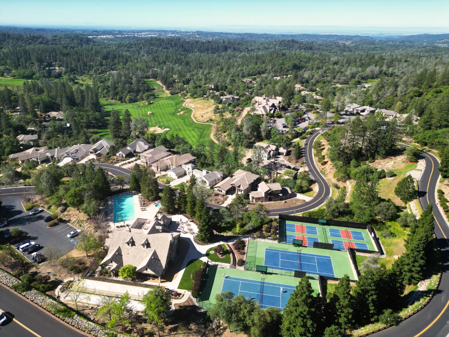 1711 The Point Meadow Vista, CA 95722 - Photo 28 of 33 an aerial view of residential houses with outdoor space and river