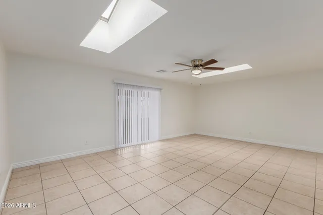 a view of a room with window