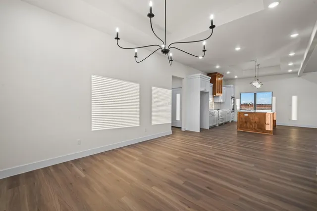 a view of a livingroom with a window