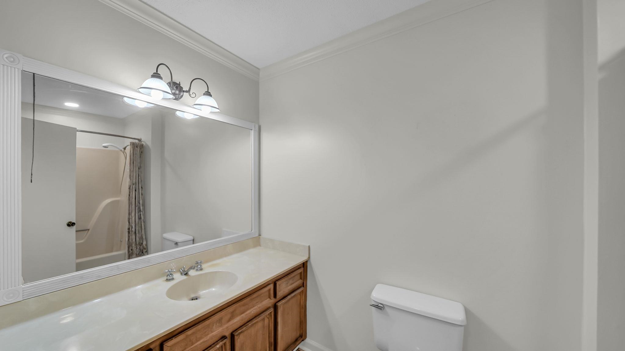 1214 Marshall Road Brighton, TN 38011 - Photo 8 of 19 a bathroom with a sink a toilet and a mirror