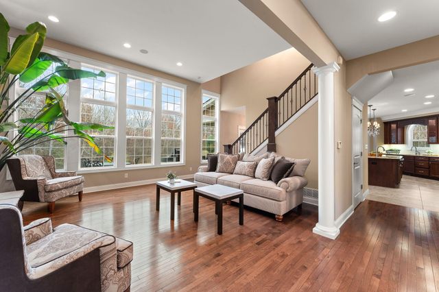 a kitchen with lots of counter top space