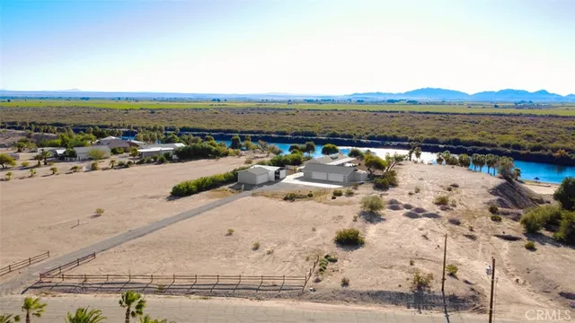 an aerial view of a beach