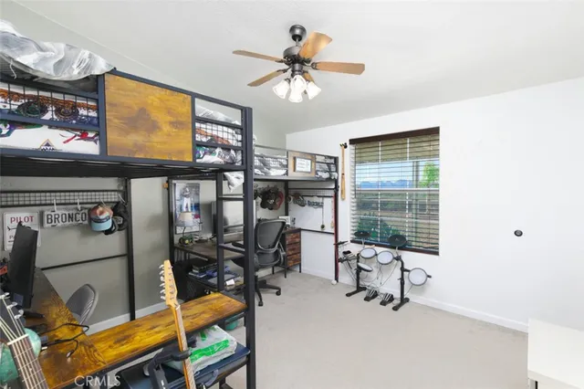 a view of a terrace with furniture