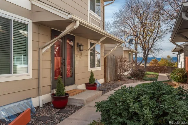 a view of a house with patio