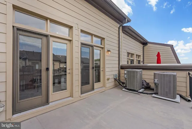 a front view of a building