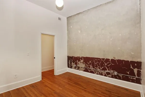 a view of wooden floor