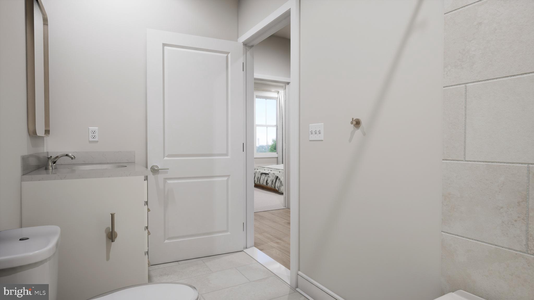 44476 Lowestoft Square Ashburn, VA 20147 - Photo 27 of 27 a bathroom with a granite countertop sink toilet and shower