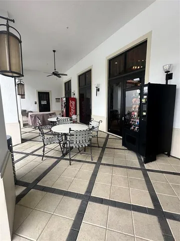 a view of a swimming pool with a lake