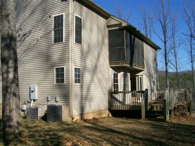 193 Chesney Place Blue Ridge, VA 24064 - Photo 9 of 10 Rear w/ screen porch off Master