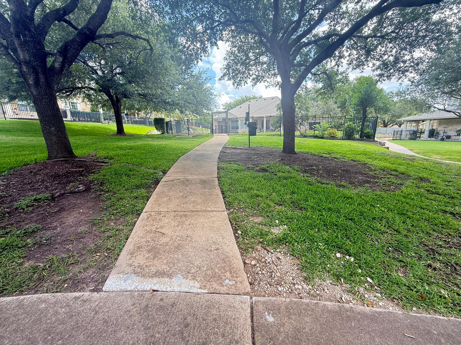 1900 Scofield Ridge Parkway, Unit 2103 Austin, TX 78727 - Photo 32 of 35 View right off own private patio - just a few steps from the pool.
