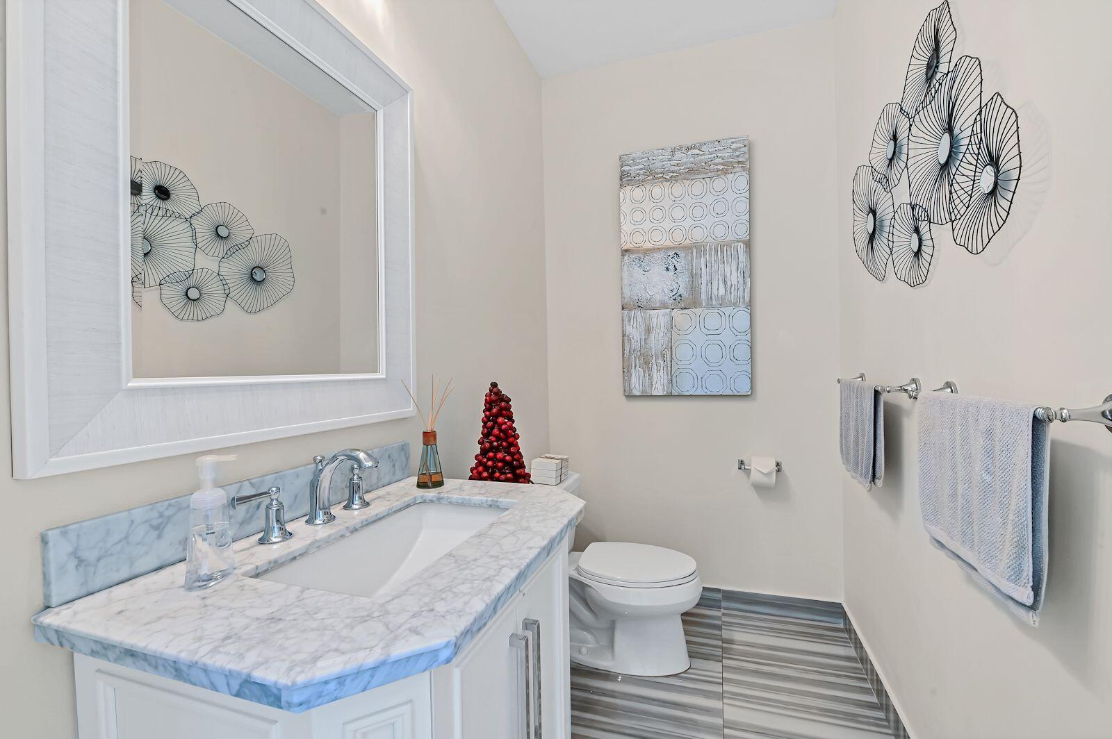 3841 Northwest 5th Terrace Boca Raton, FL 33431 - Photo 9 of 16 Guest Powder Room on 2nd Level