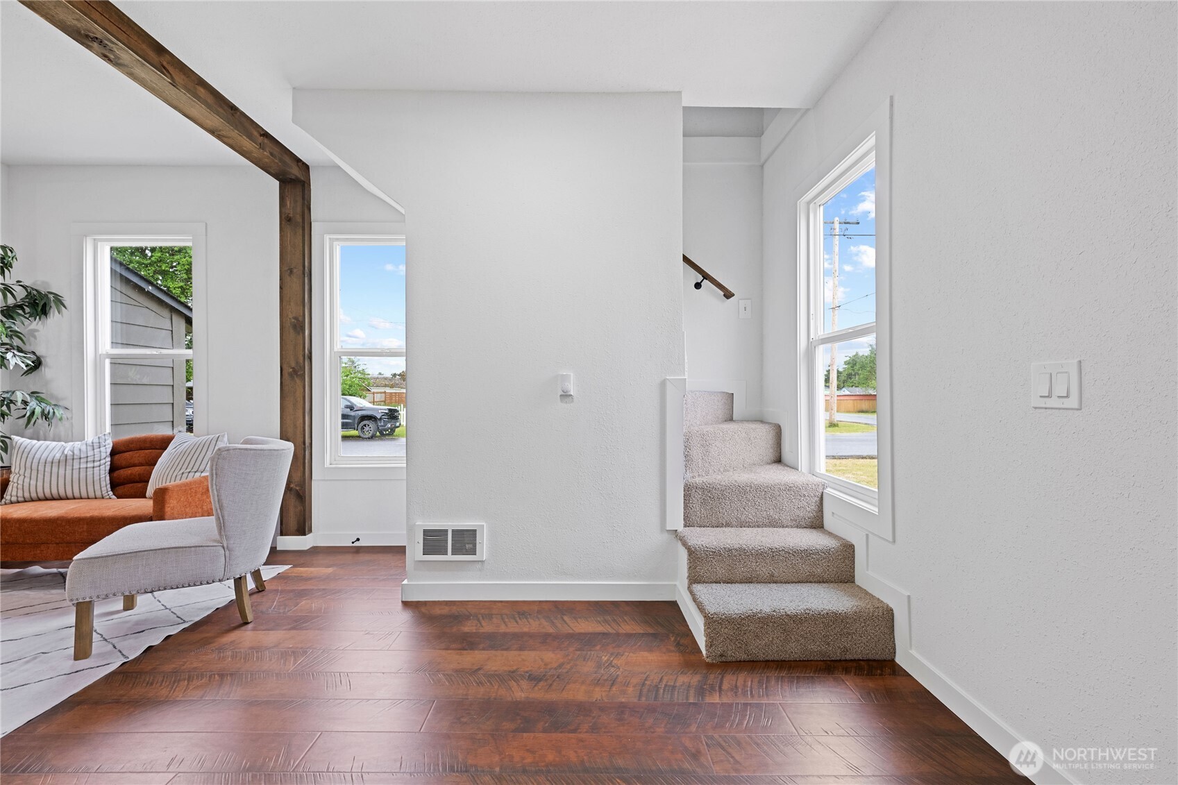 26502 Ridge Avenue Ocean Park, WA 98640 - Photo 3 of 30 a living room with furniture and a wooden floor