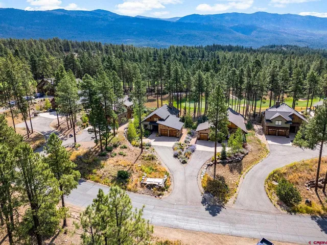 a front view of a house with a yard and outdoor seating