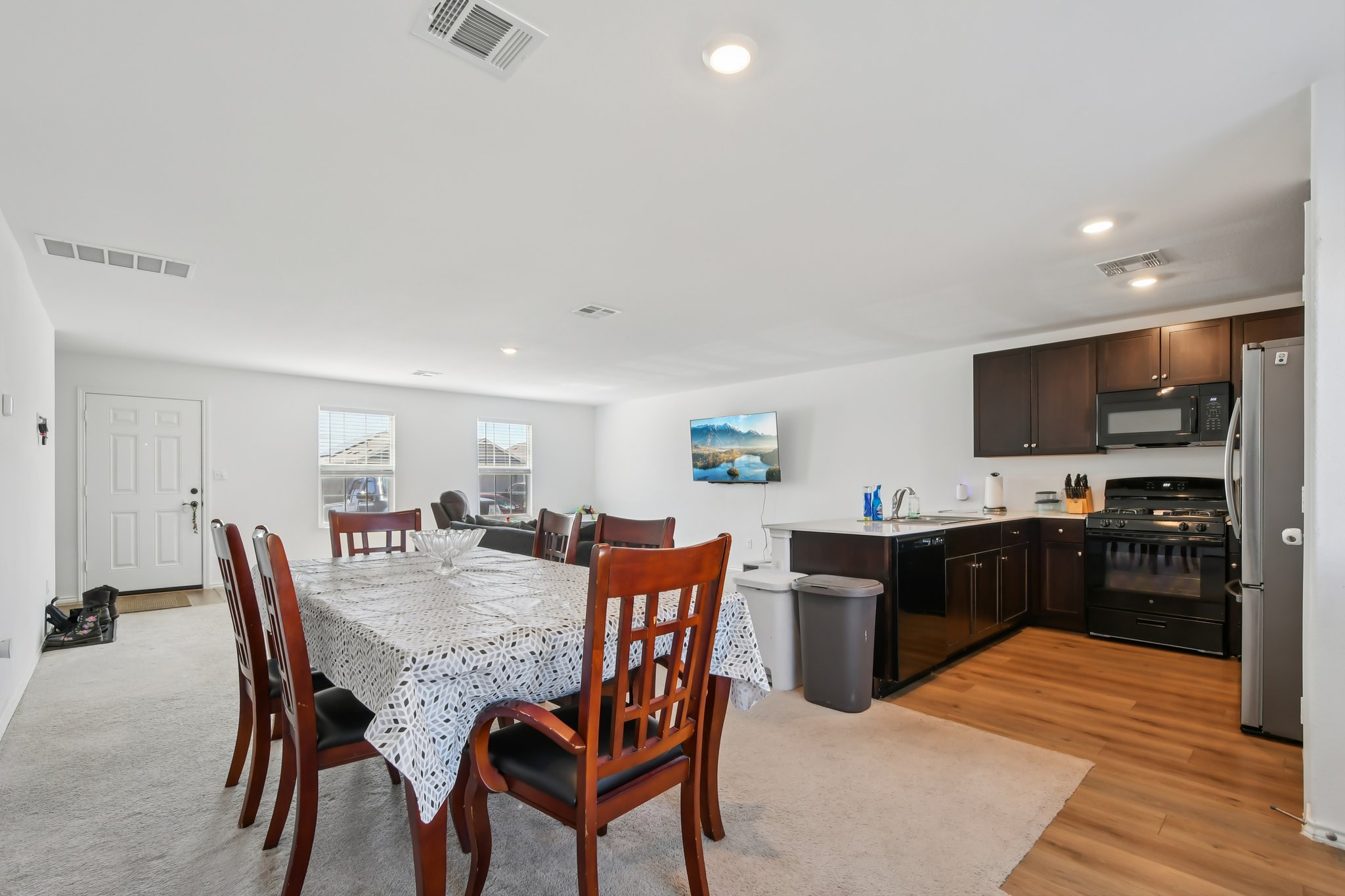 14116 Mussel Run Elgin, TX 78621 - Photo 4 of 40 Dining room featuring recessed lighting and light wood finished floors