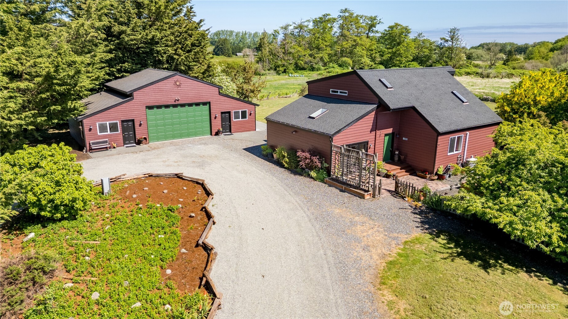 3718 Sequim-Dungeness Way Sequim, WA 98382 - Photo 1 of 40 an aerial view of a house