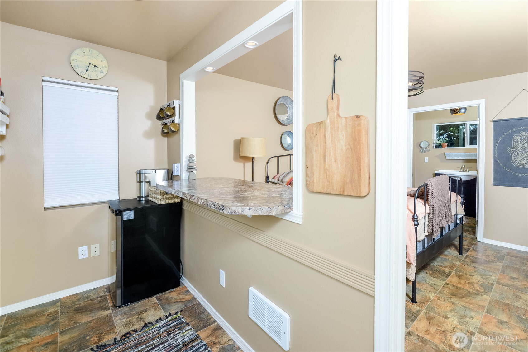 3718 Sequim-Dungeness Way Sequim, WA 98382 - Photo 25 of 40 a room with a sink and a mirror