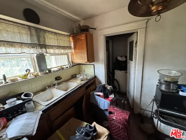 a room with furniture and a window