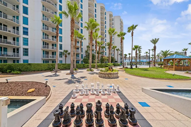 a view of a city with tall buildings