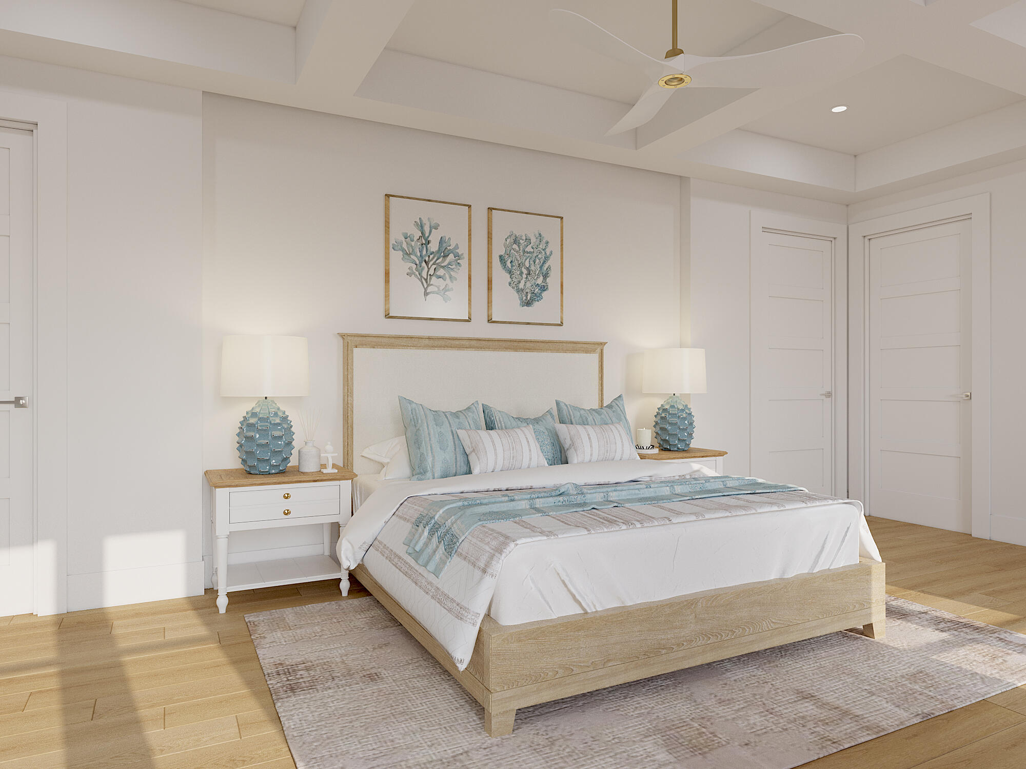 288 Lakeview Drive Santa Rosa Beach, FL 32459 - Photo 11 of 28 a bedroom with a bed and a painting on the wall