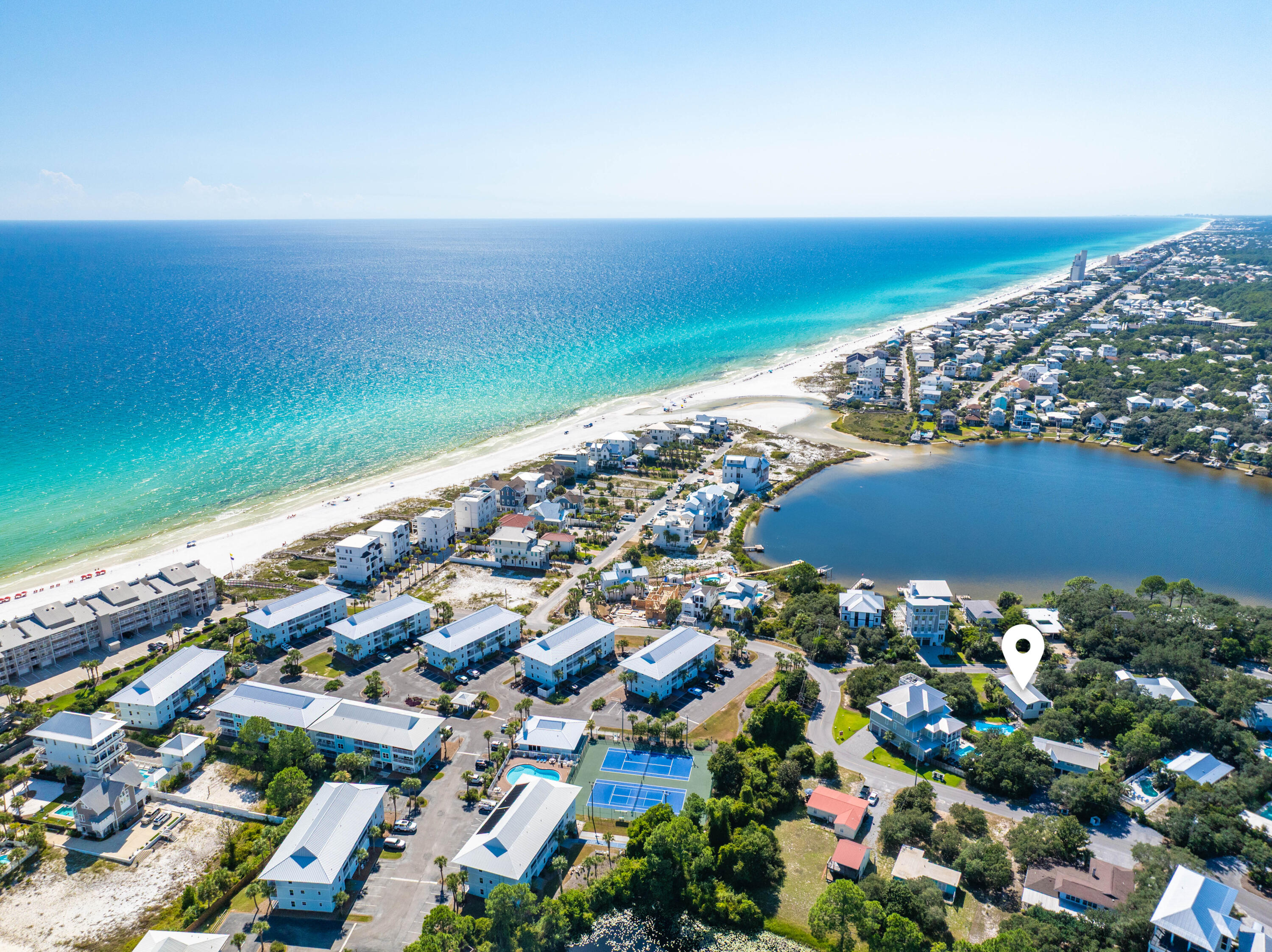 288 Lakeview Drive Santa Rosa Beach, FL 32459 - Photo 17 of 28 view of city and ocean