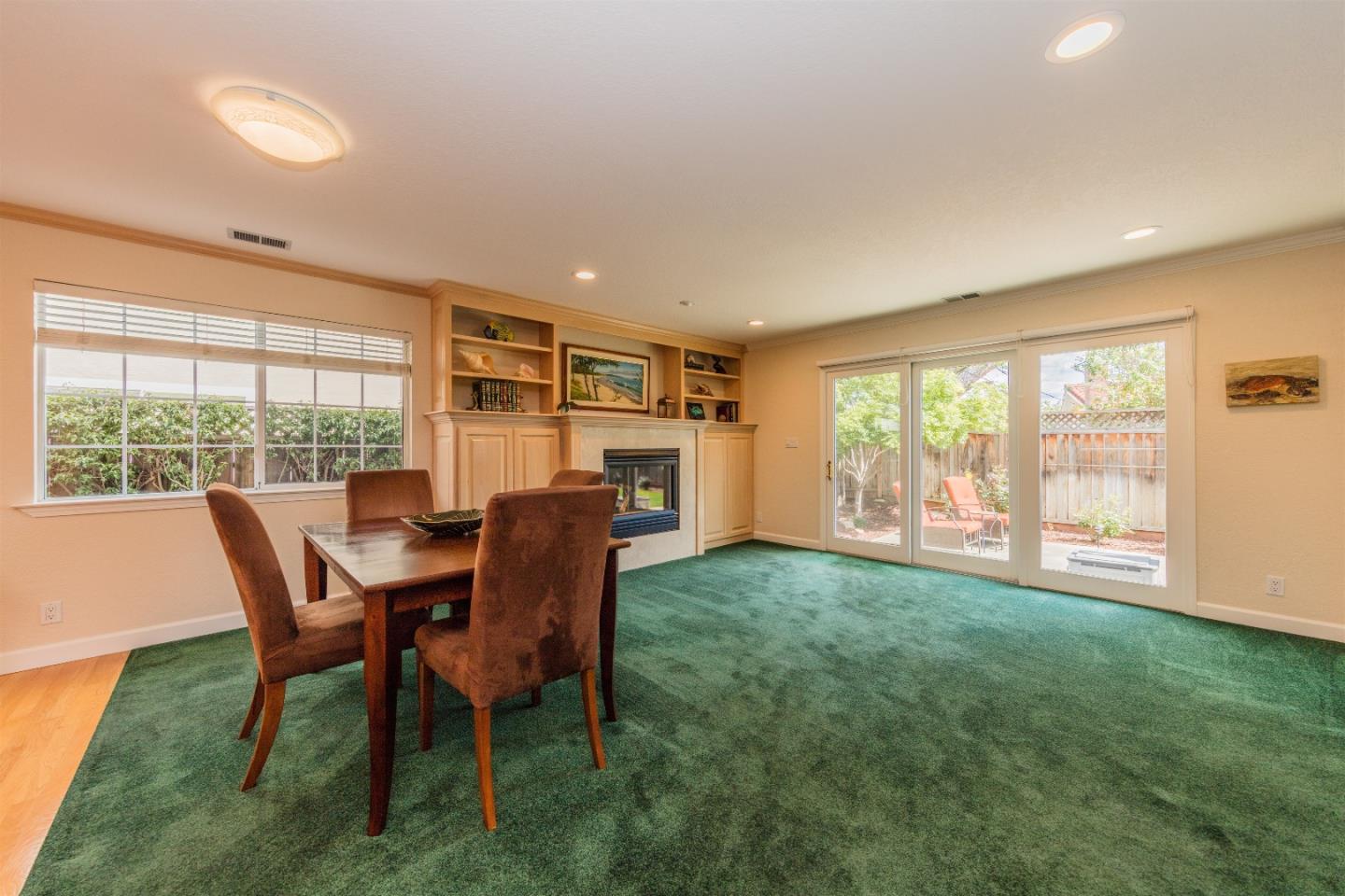 1686 Ebbetts Drive Campbell, CA 95008 - Photo 17 of 31 a view of a dining room with furniture window and outside view