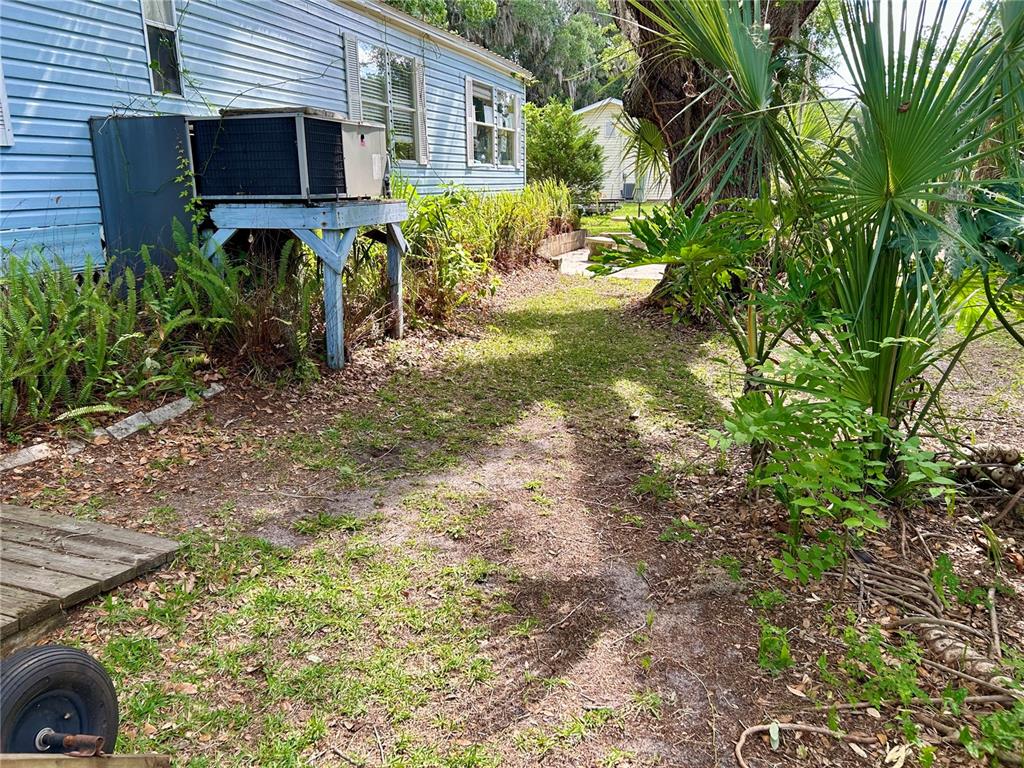 25646 Bass Road Astor, FL 32102 - Photo 45 of 48 a view of a backyard with plants